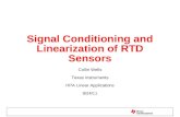 Signal Conditioning and Linearization of RTD Sensors