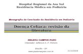 Doença Celíaca: revisão da literatura