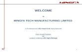 WELCOME to MINGFA TECH MANUFACTURING LIMITED  A Professional  LED Heat Sink  M anufacturer