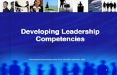 Developing Leadership Competencies