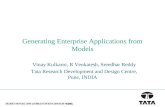 Generating Enterprise Applications from Models