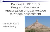Panhandle SPF-SIG Program Evaluation: Presentation of Data Related to Needs Assessment