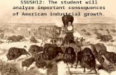 SSUSH12: The student will analyze important consequences of American industrial growth.