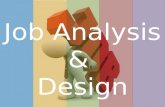 Job Analysis  &  Design