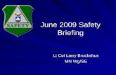 June 2009 Safety Briefing