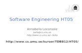 Software Engineering  HT05