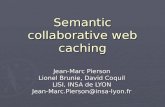 Semantic collaborative web caching