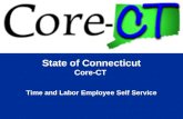 State of Connecticut Core-CT  Time and Labor Employee Self Service