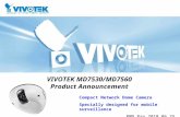 VIVOTEK MD7530/MD7560 Product Announcement