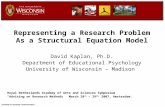 Representing a Research Problem As a Structural Equation Model