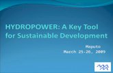 HYDROPOWER: A Key Tool for Sustainable Development