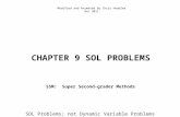 Chapter 9 sol problems