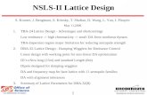 NSLS-II Lattice Design
