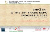 BNP 2 TKI  @ THE 29 th TRADE EXPO INDONESIA 2014