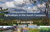 Comparative Analysis of Agriculture in the South Caucasus