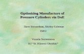 Optimising Manufacture of Pressure Cylinders via DoE