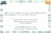 IBM Lotus Domino Server and Application Performance in the Real World