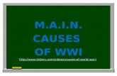 M.A.I.N. CAUSES  OF WWI history/videos/causes-of-world-war-i