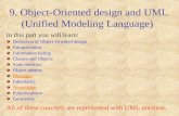 9. Object-Oriented design and UML (Unified Modeling Language)