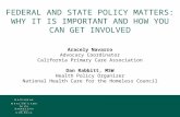 Federal and state policy matters: why it is important and how you can get involved