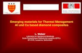 Emerging materials for Thermal Management Al und Cu based diamond composites