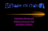 Theodore Roosevelt William Howard Taft Woodrow Wilson