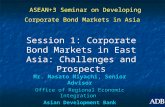 ASEAN+3 Seminar on Developing Corporate Bond Markets in Asia