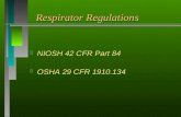 Respirator Regulations