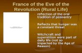 France of the Eve of the Revolution (Rural Life)