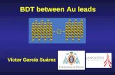 BDT between Au leads