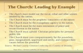 The Church: Leading by Example