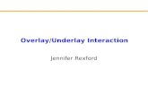 Overlay/Underlay Interaction