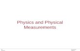 Physics and Physical Measurements