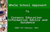 Whole School Approach  To Careers Education Information Advice and Guidance