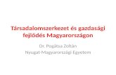 Társadalomszerkezet és gazdasági fejlődés Magyarországon