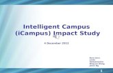 Intelligent Campus  (iCampus) Impact Study