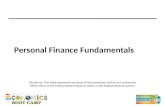 Personal  Finance Fundamentals