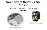 Sophocles’  Oedipus the King  1