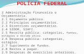 POLÍCIA FEDERAL 2 Administração Financeira e Orçamentária.  2.1 Orçamento público.