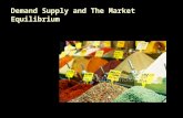 Demand Supply and The Market Equilibrium
