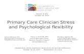 Primary Care Clinician Stress and Psychological flexibility