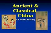 Ancient & Classical  China