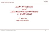 DATA PROCESS  and  Data  Warehouse Projects in TURKSTAT