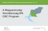 A Magyarország - Horvátország  IPA CBC Program