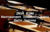 2014 RIMS Restaurant Industry Loss Data Survey