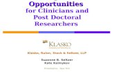 Immigration Opportunities  for Clinicians and Post Doctoral Researchers