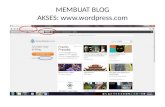 MEMBUAT BLOG AKSES: wordpress