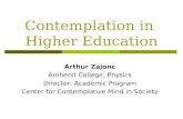 Contemplation in  Higher Education