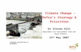 Climate Change – Defra’s Strategy & Priorities