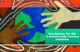 Vocabulary for All:  a school-wide literacy initiative
